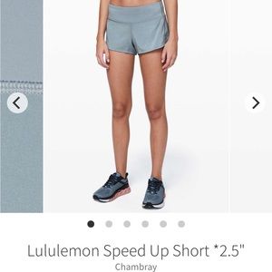 Lululemon Speed Up Short 2.5”